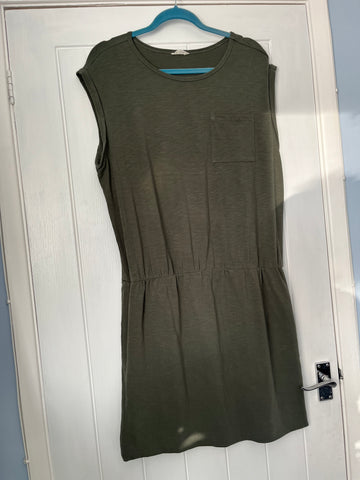 Hush larna khaki jersey mini dress 16