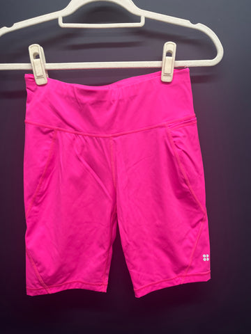 Sweaty Betty pink power shorts small 9inch