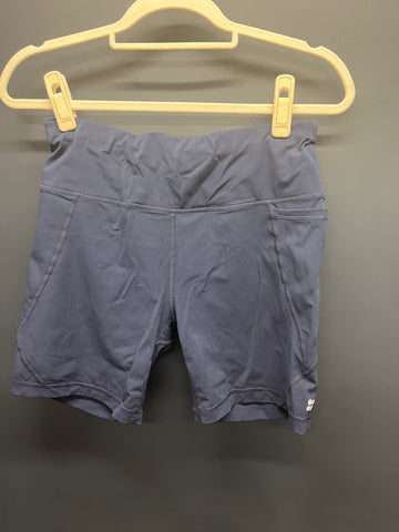 Navy sweaty Betty power shorts medium 6inch