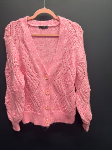 Florence and Fred pink cardigan small