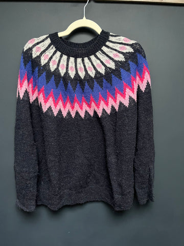 Hush Reese fair isle jumper small