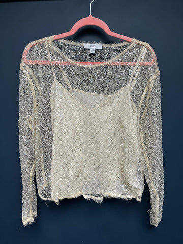 Marks & Spencer’s sequin top 12