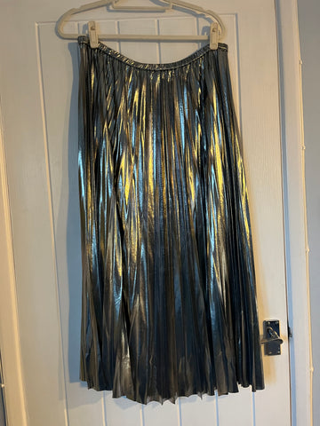 Hush raven pleated maxi skirt 16