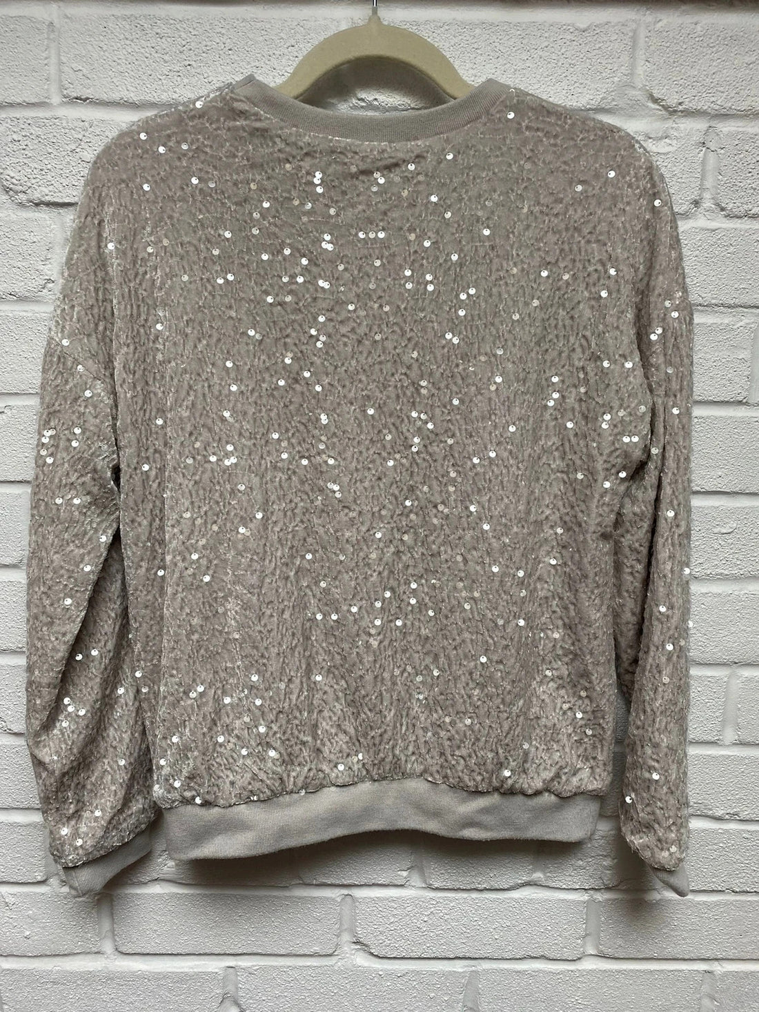 Mint velvet velvet sequin jumper small