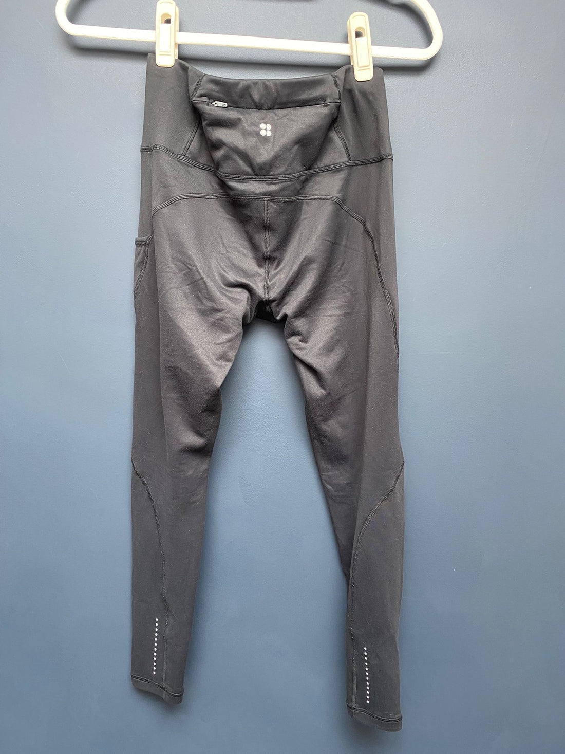 Sweaty Betty therma black running leggings small 7/8
