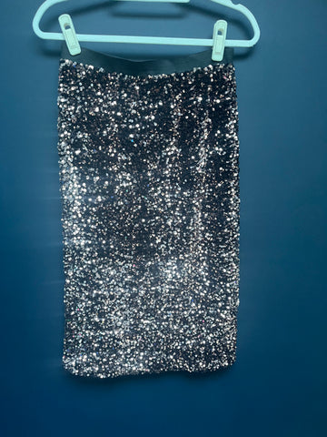 Hush brown sequin skirt 10