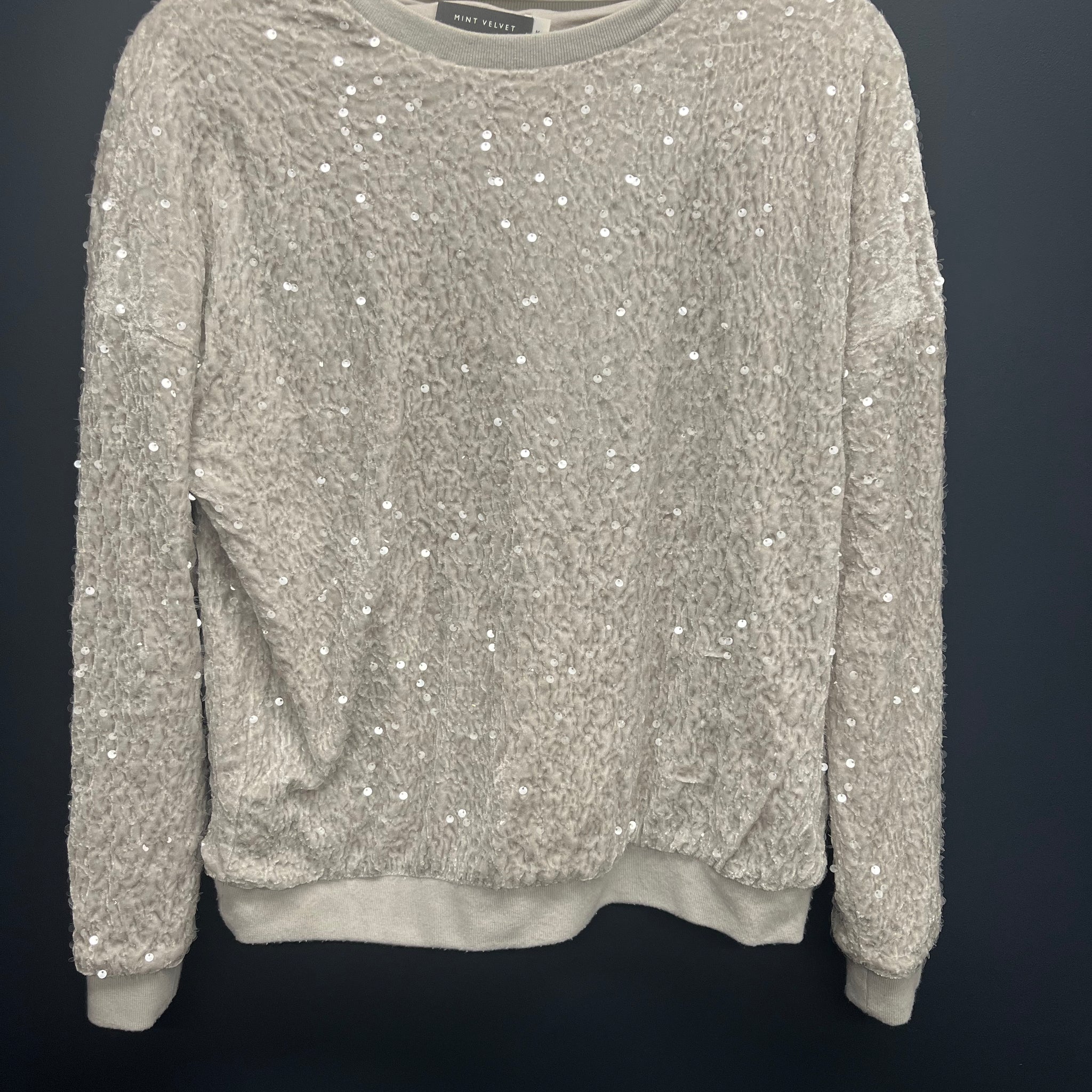 Mint velvet sequin jumper medium
