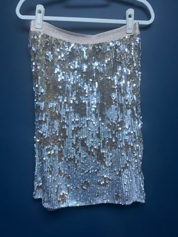 Hush gold silver sequin skirt 12