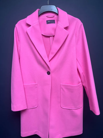 Marks & Spencer’s pink coat 12