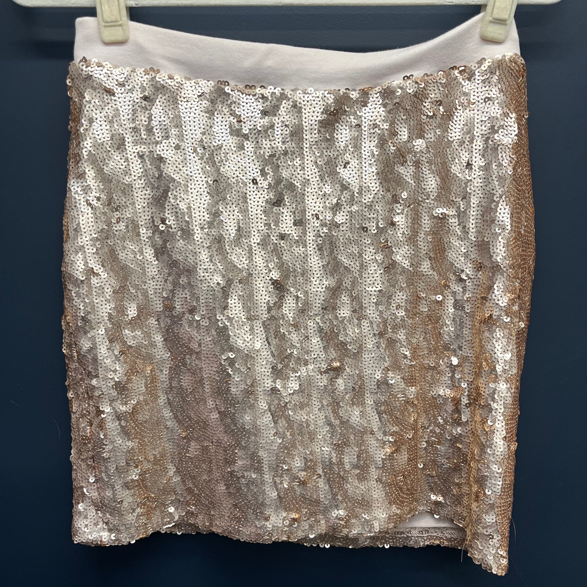 Marks & Spencer’s limited edition gold sequin skirt 12