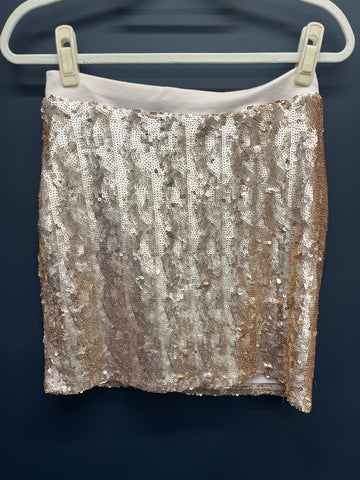 Marks & Spencer’s limited edition gold sequin skirt 12