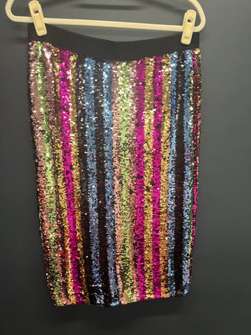 Dorothy Perkins sequin midi skirt 14