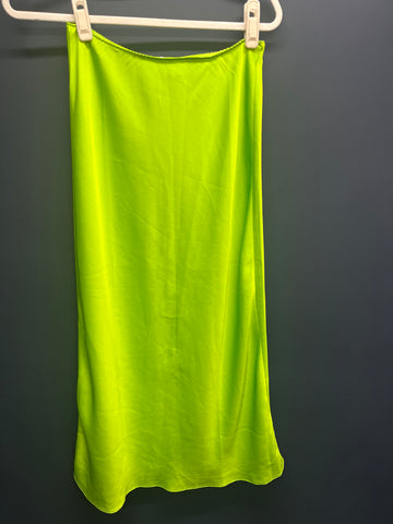 ASOS lime green skirt 12