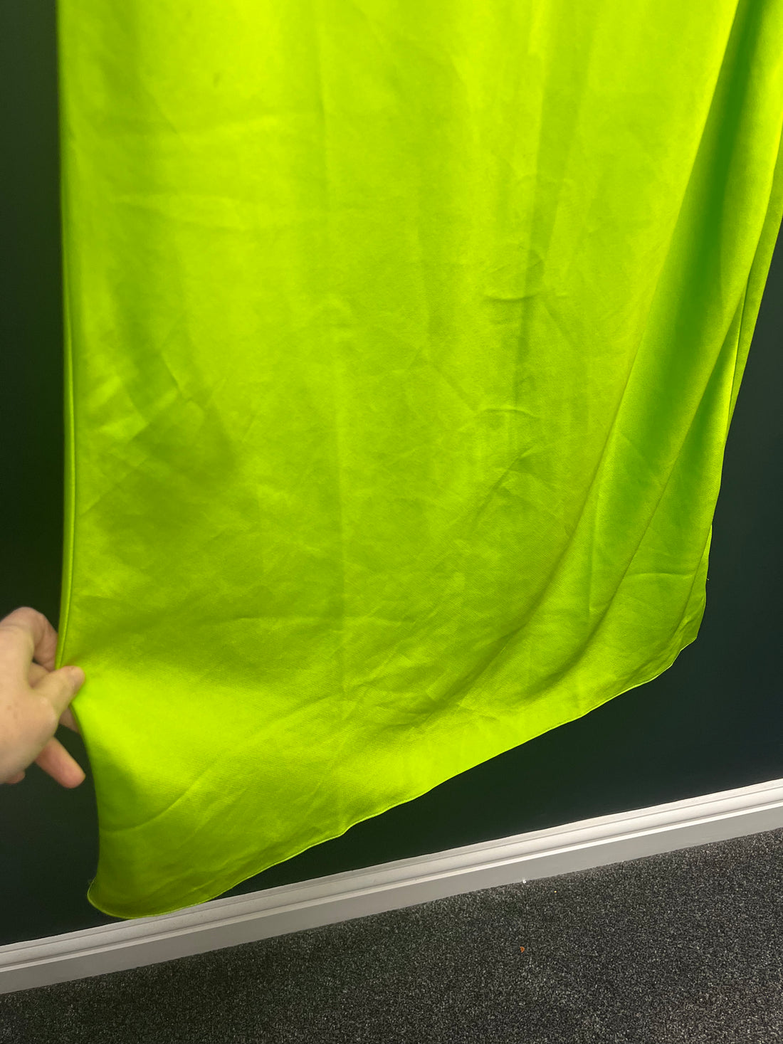 ASOS lime green skirt 12