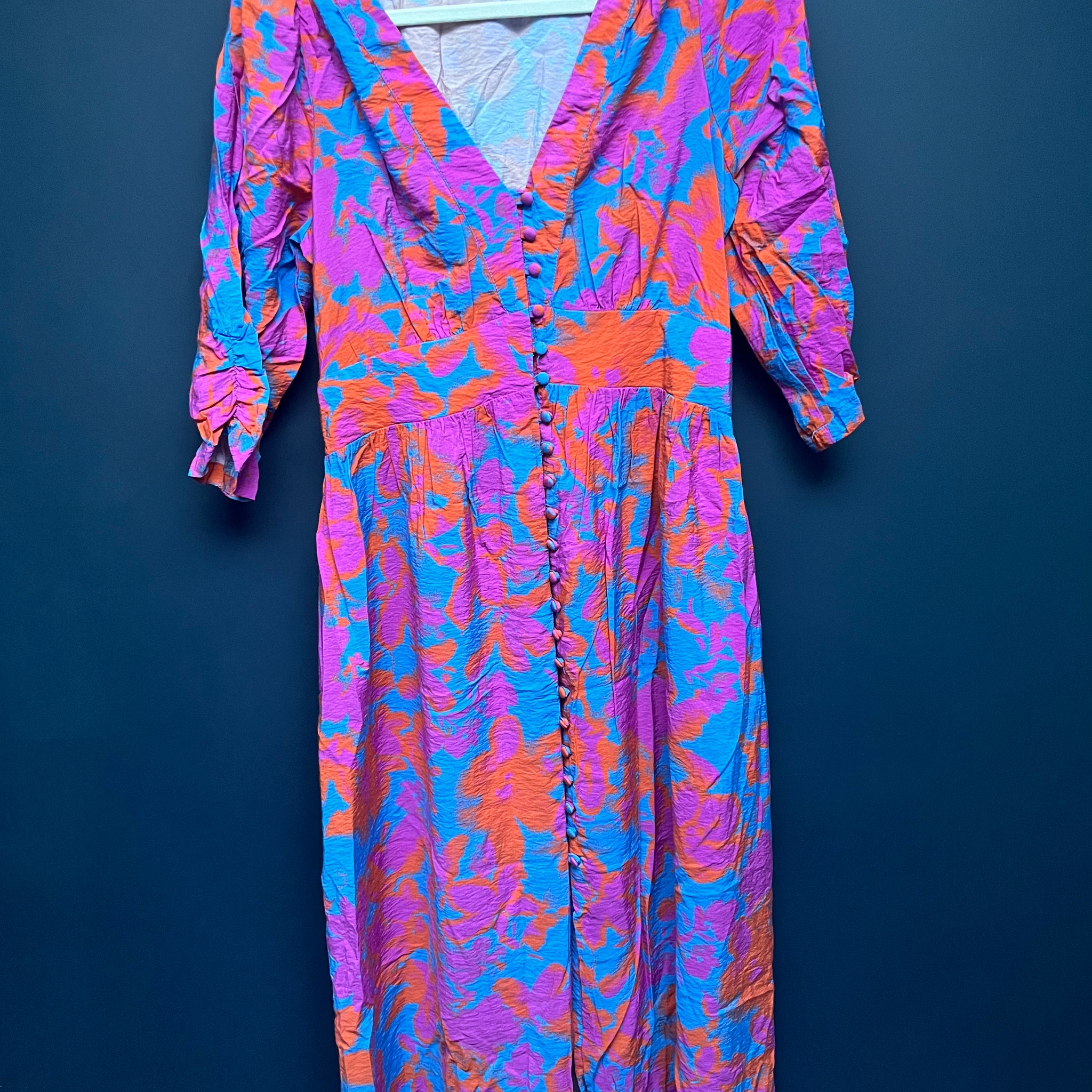 Oliver bonas luminous floral dress 12