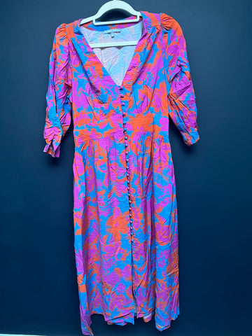 Oliver bonas luminous floral dress 12