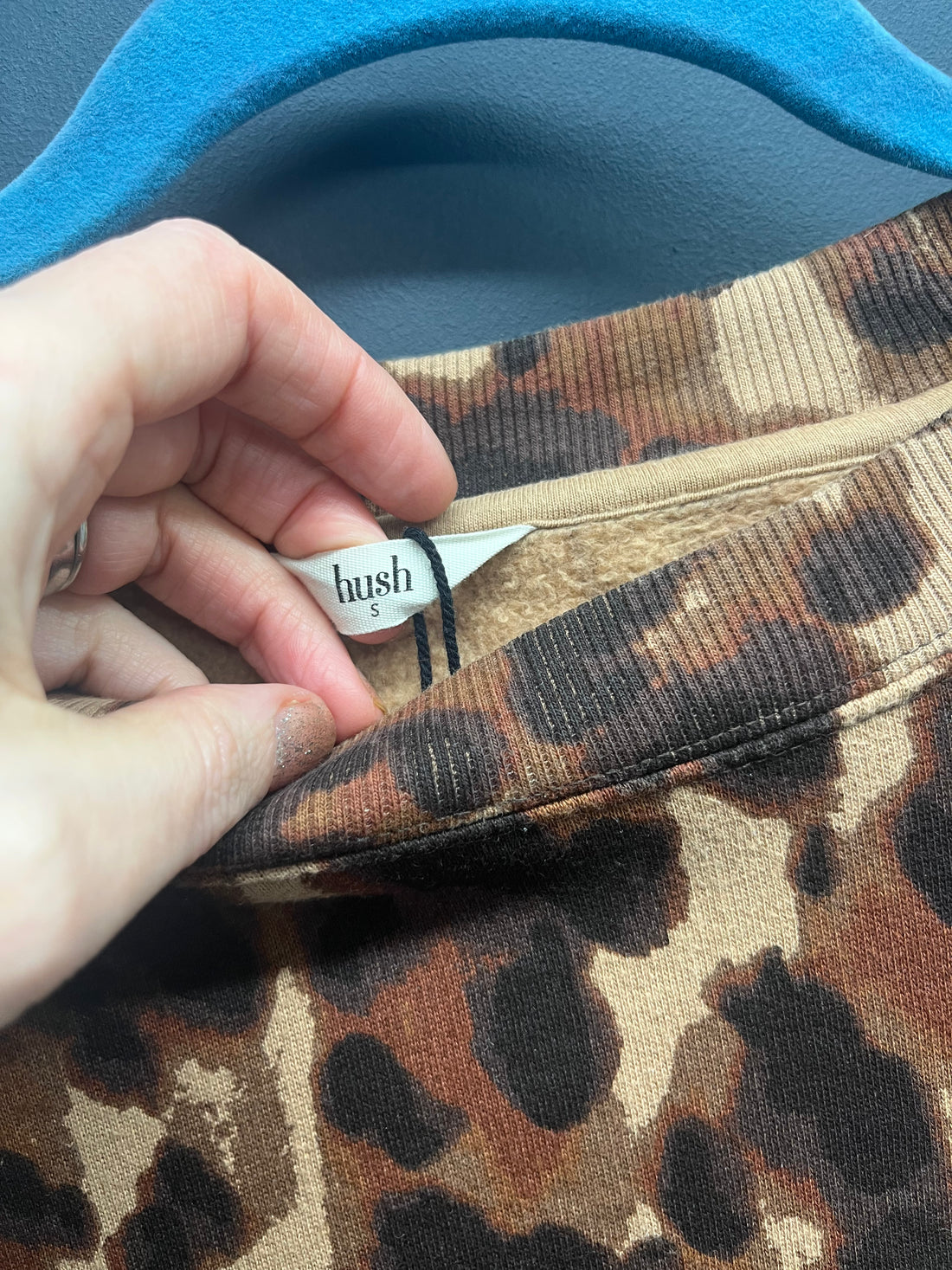 Hush Leanne leopard jumper small