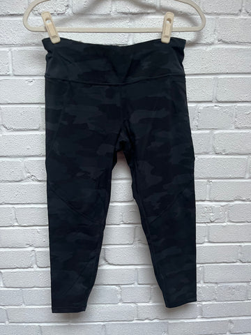 Sweaty Betty black camo power leggings large 7/8