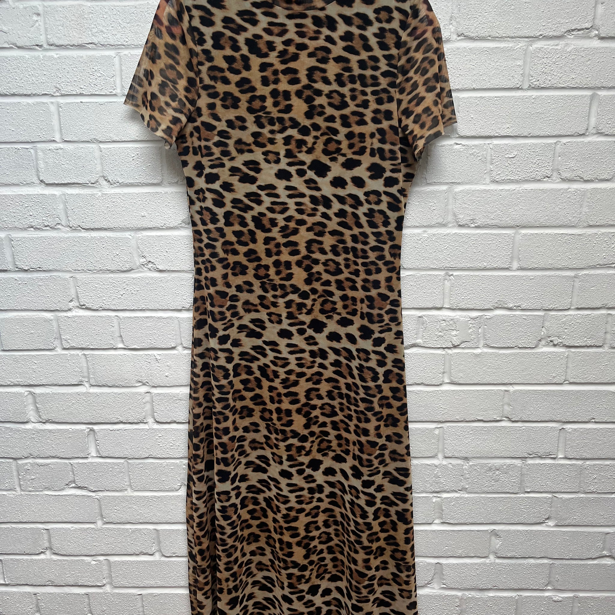 Mint velvet leopard mesh dress 12