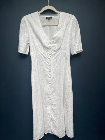 Nobody’s child white broderie dress