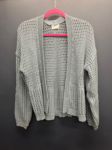 Hush edge to edge cardigan stormy blue small/medium