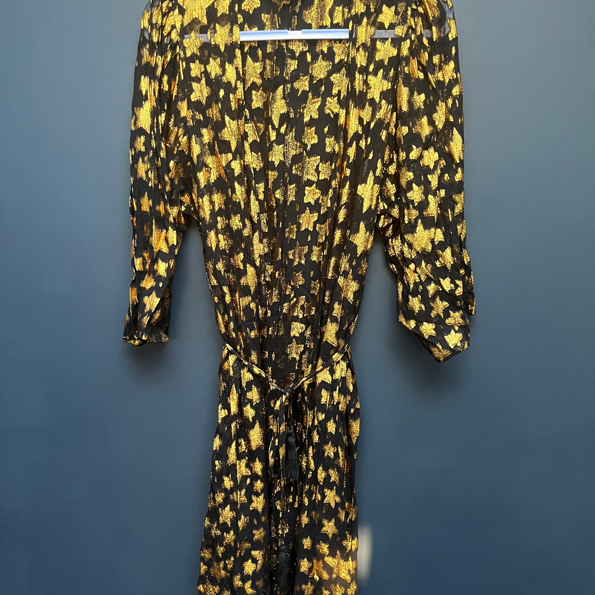 Scamp and dude gold star kimono small/medium