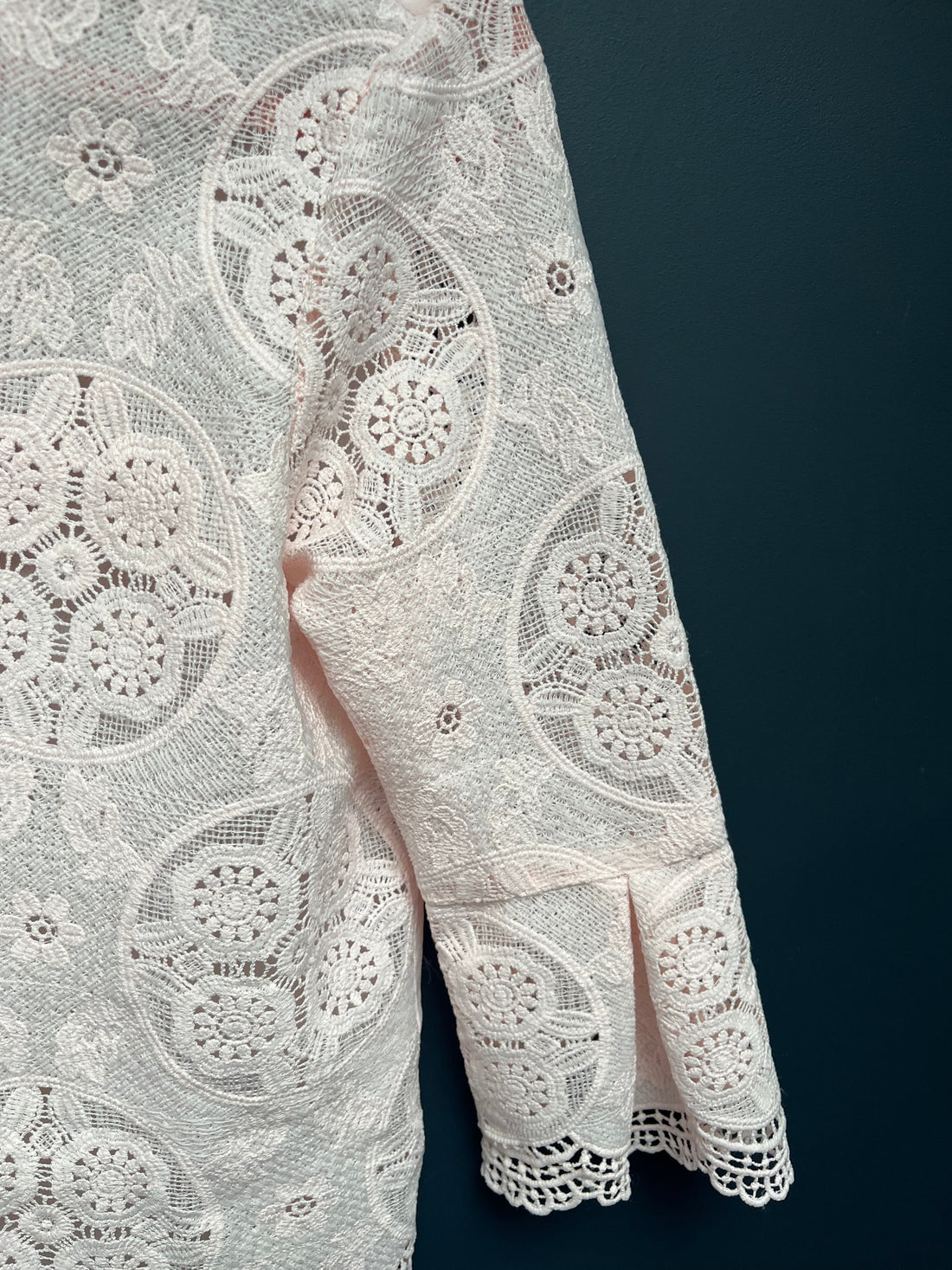 River island pink lace top 12
