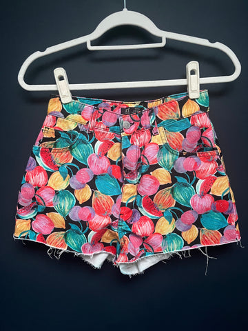 Zara bright denim shorts 8-10