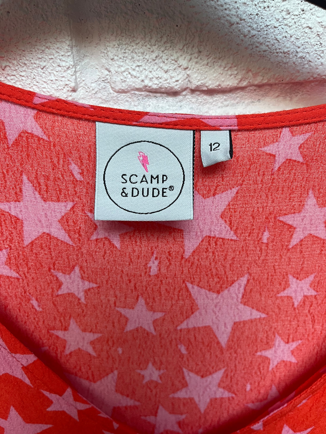 Scamp and dude red star dress 12