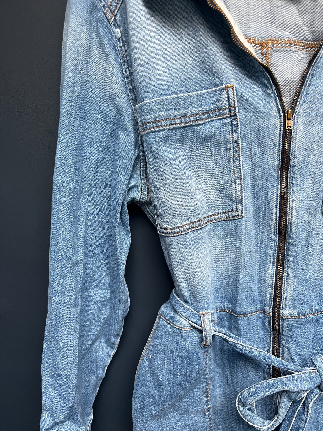 Hush joanie denim boiler suit 14