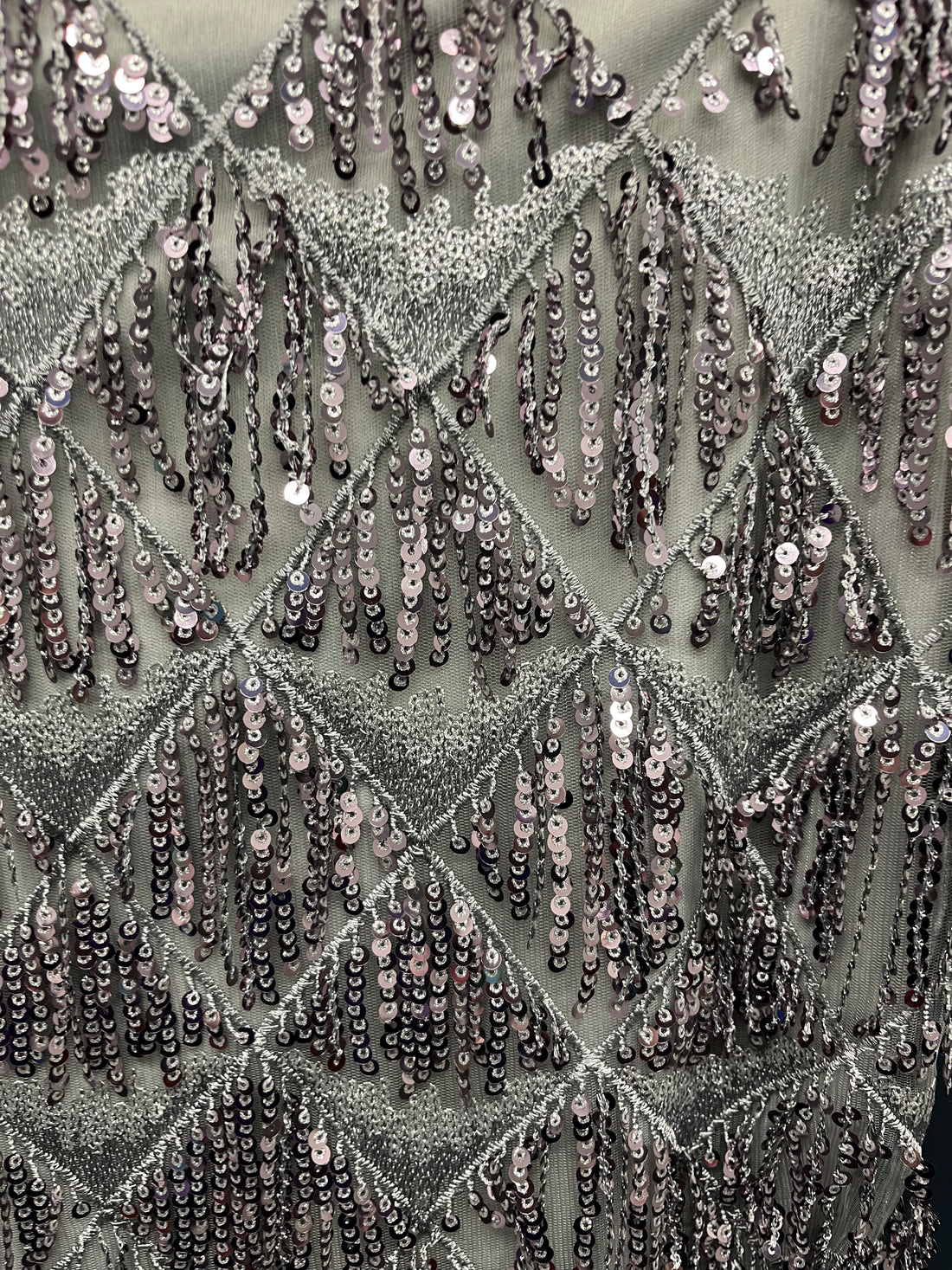 New look silver sequin skirt 16