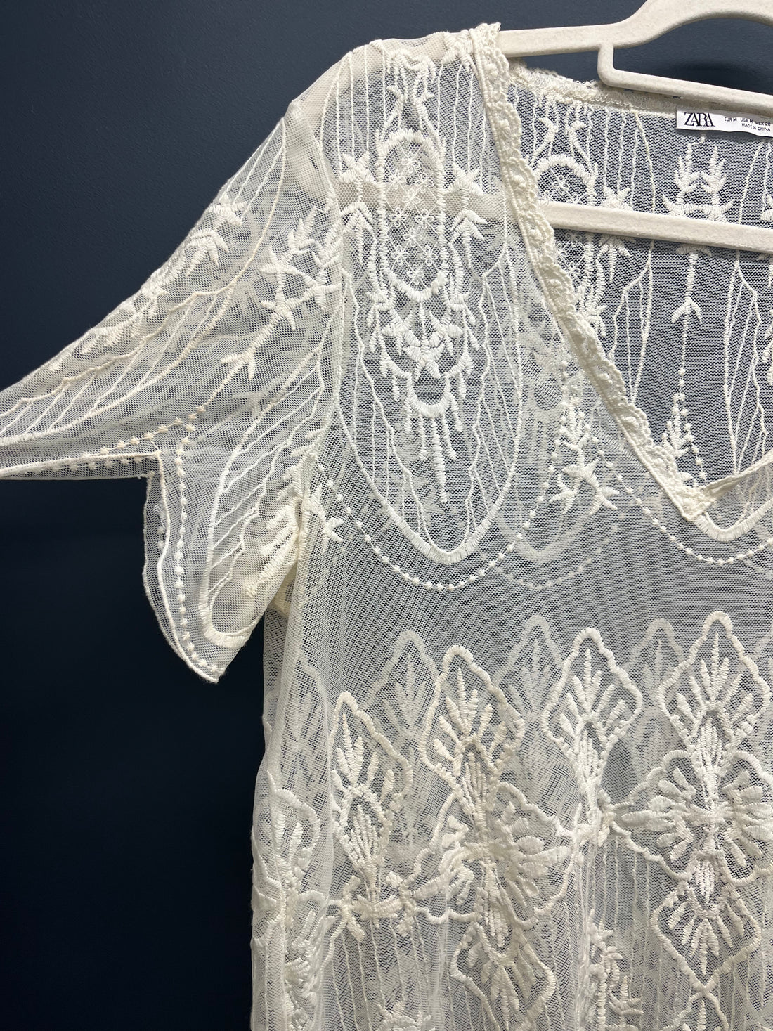 Zara beach cover up medium