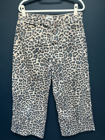 Marks & Spencer’s leopard jeans 16 short