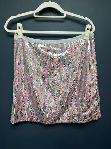 Oliver bonas sequin skirt 14