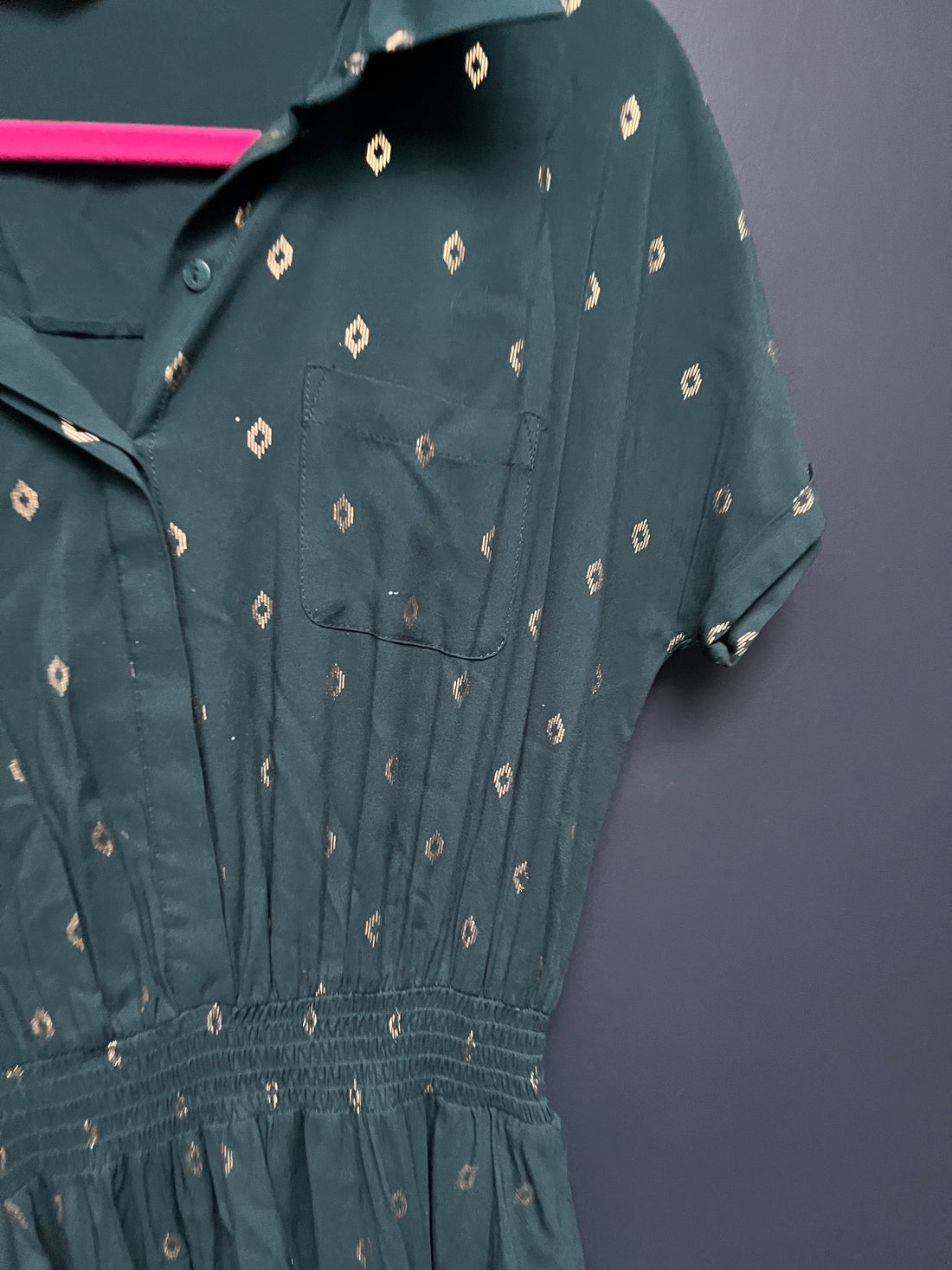 Hush Kensington green dress 10