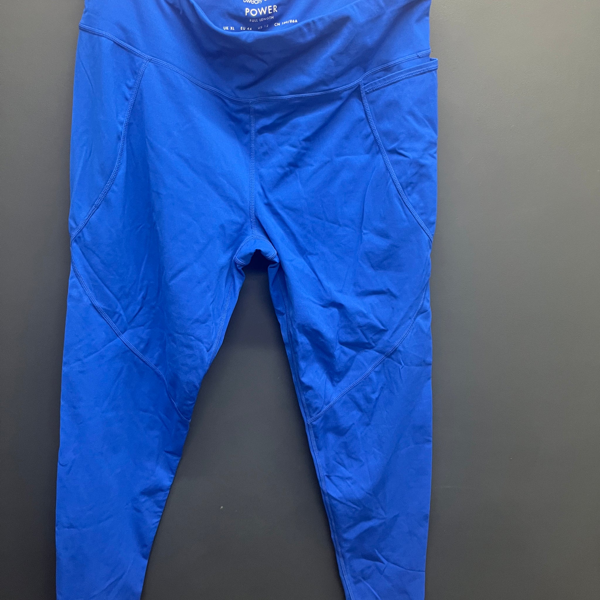 Sweaty Betty blue power leggings XLarge full length