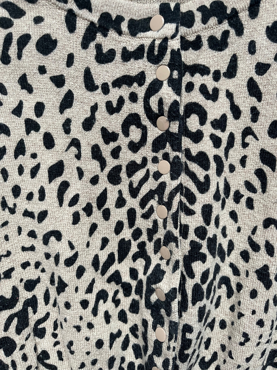 Mint velvet cashmere mix leopard cardigan medium