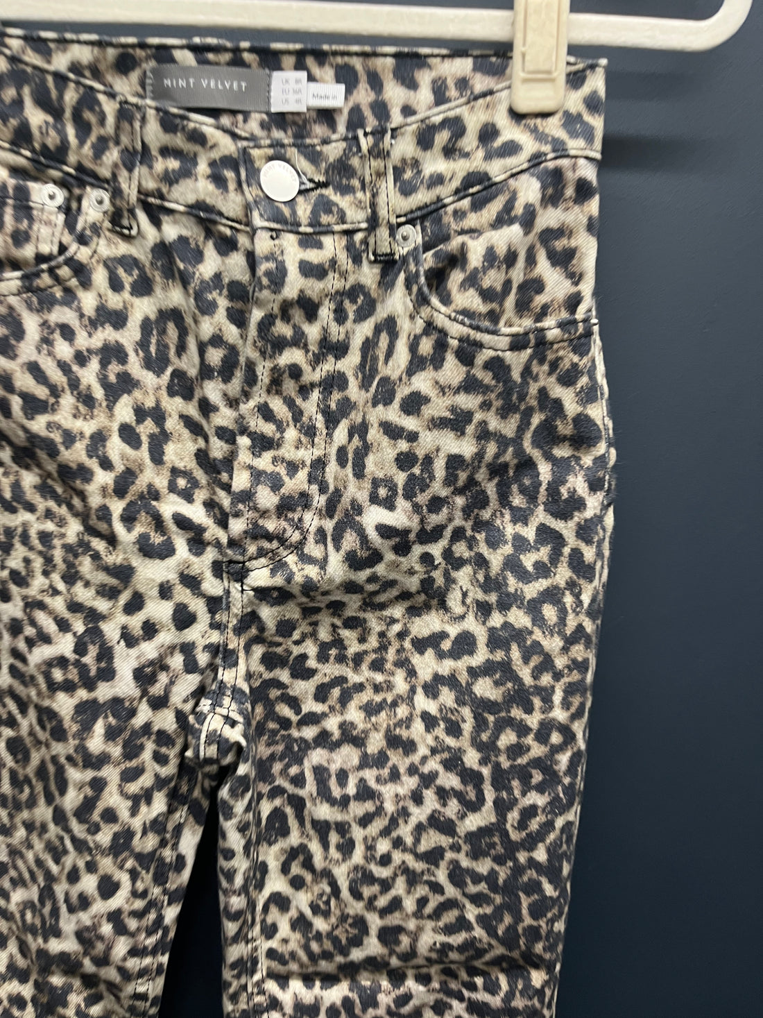 Mint velvet leopard jeans 8 regular