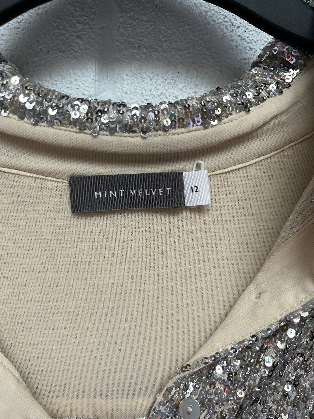 Mint velvet sequin shirt 12