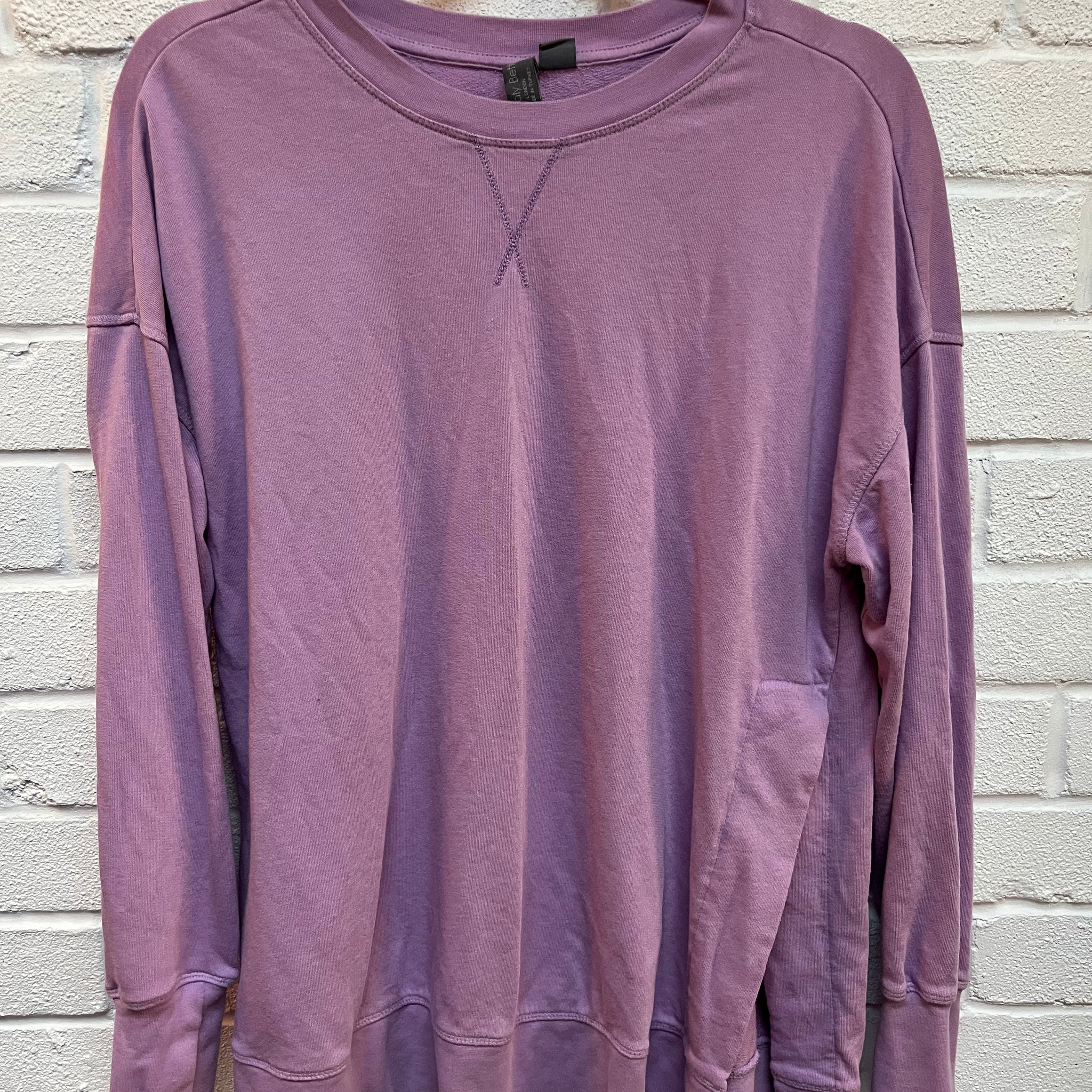 Sweaty Betty after class sweatshirt purple small