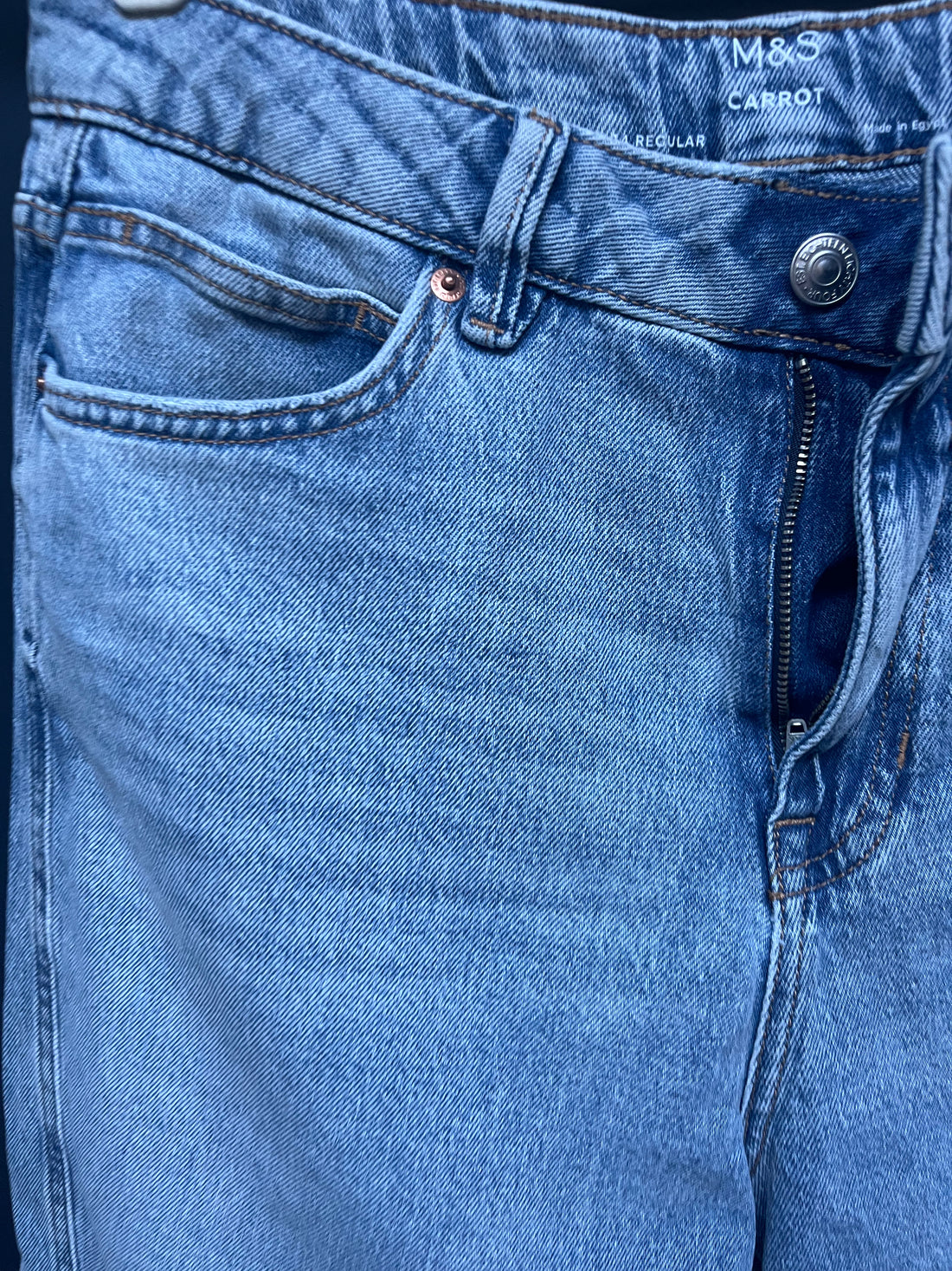 Marks & Spencer’s carrot jeans 14 regular