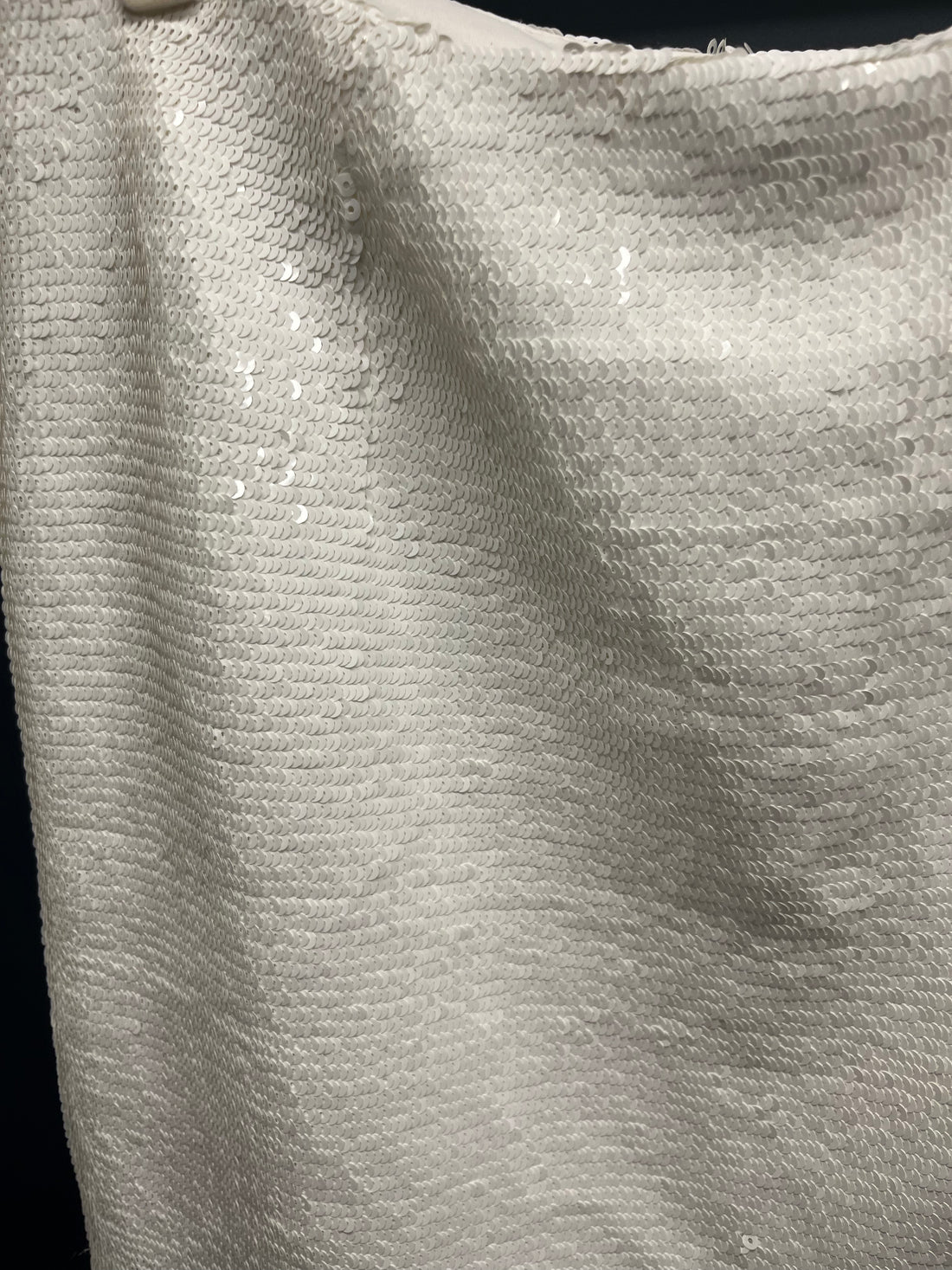 River island white sequin skirt 14