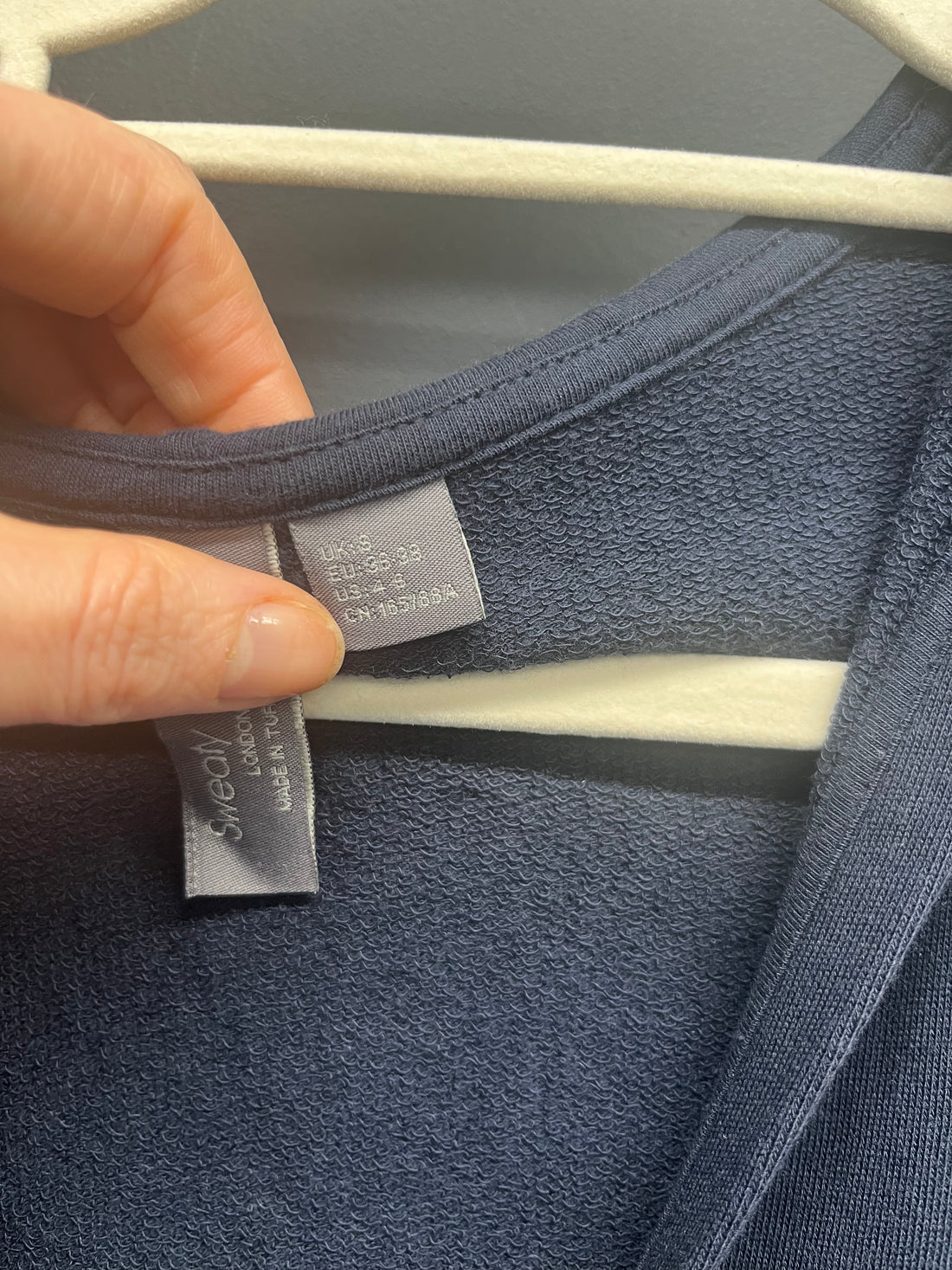 Sweaty Betty navy relaxed after class hoody small