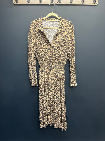 Hush Kensington leopard shirt dress 12