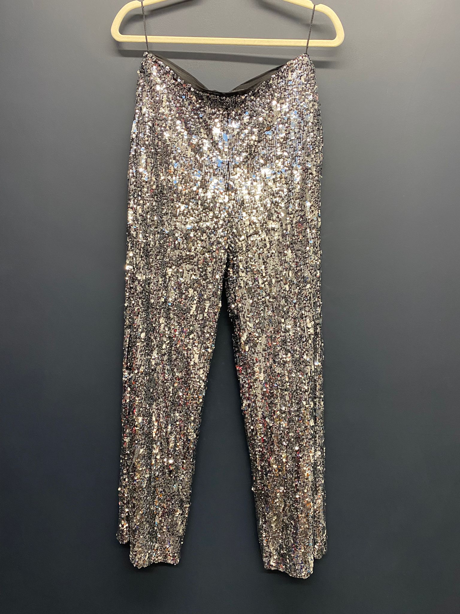 Marks & Spencer’s sequin trousers 10 regular