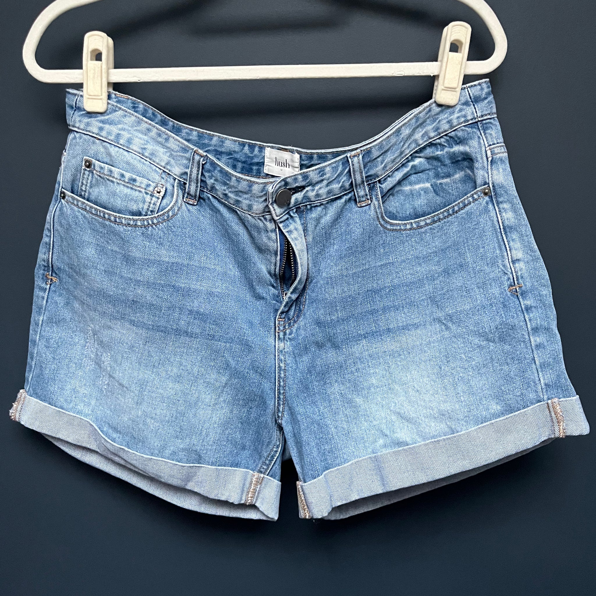 Hush denim shorts 14