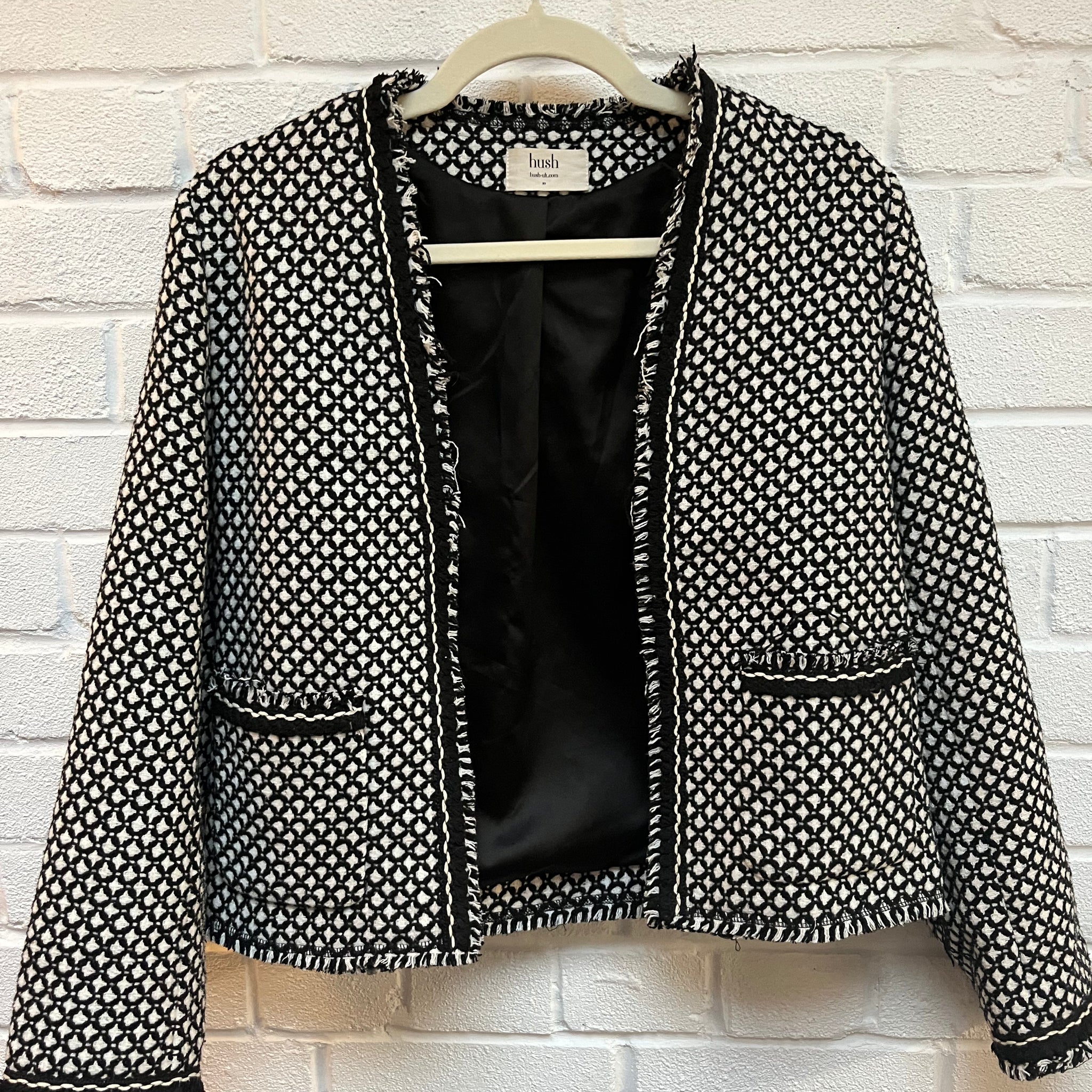 Hush Brooke cropped jacket 10