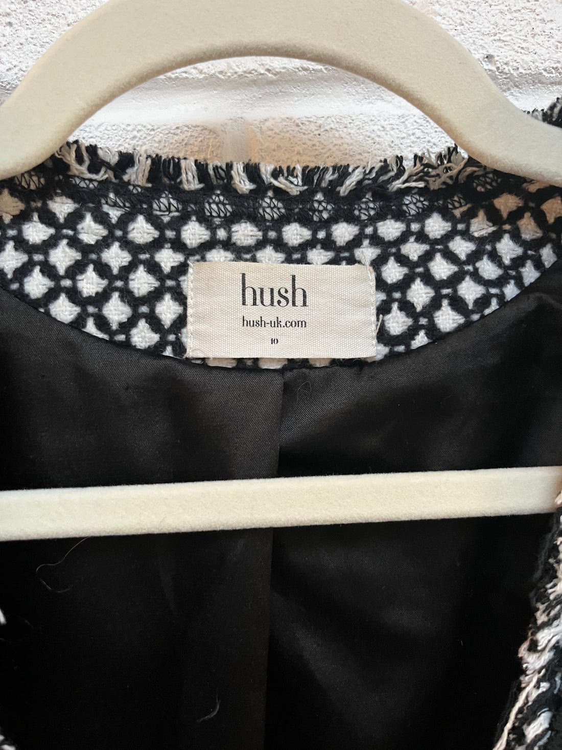 Hush Brooke cropped jacket 10