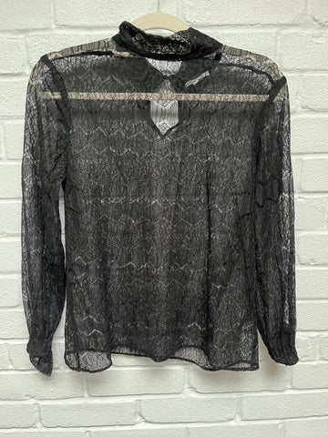 Reiss paula lace blouse 12