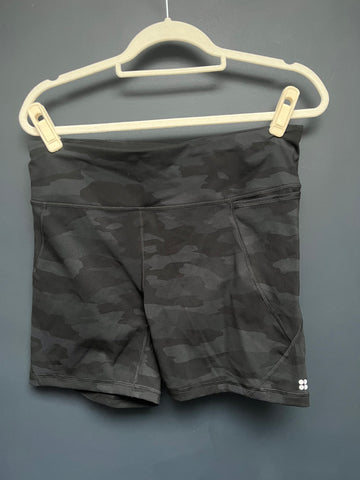 Sweaty Betty camo power shorts XLarge 6inch